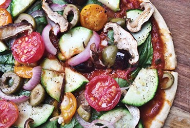 Rustic Veggie Pizza