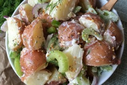 Loaded Red Skin Potato Salad